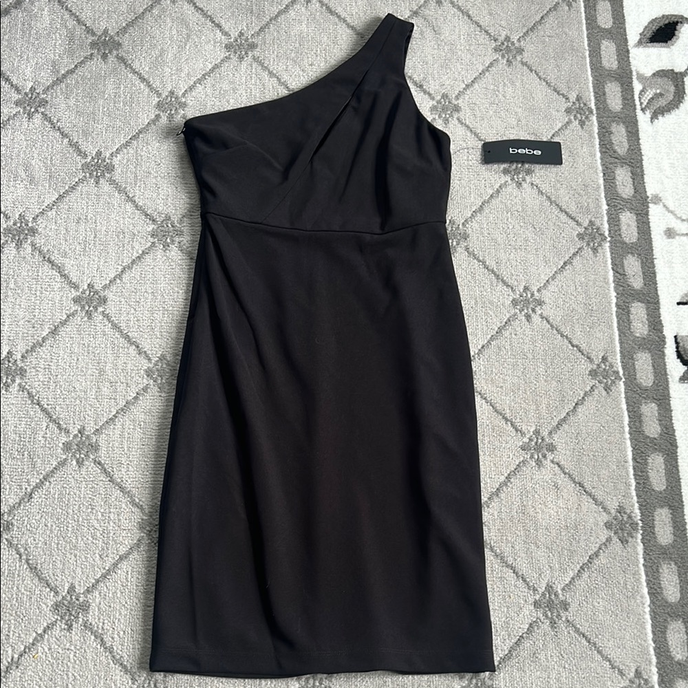 Bebe Women's Black One-Shoulder Dress